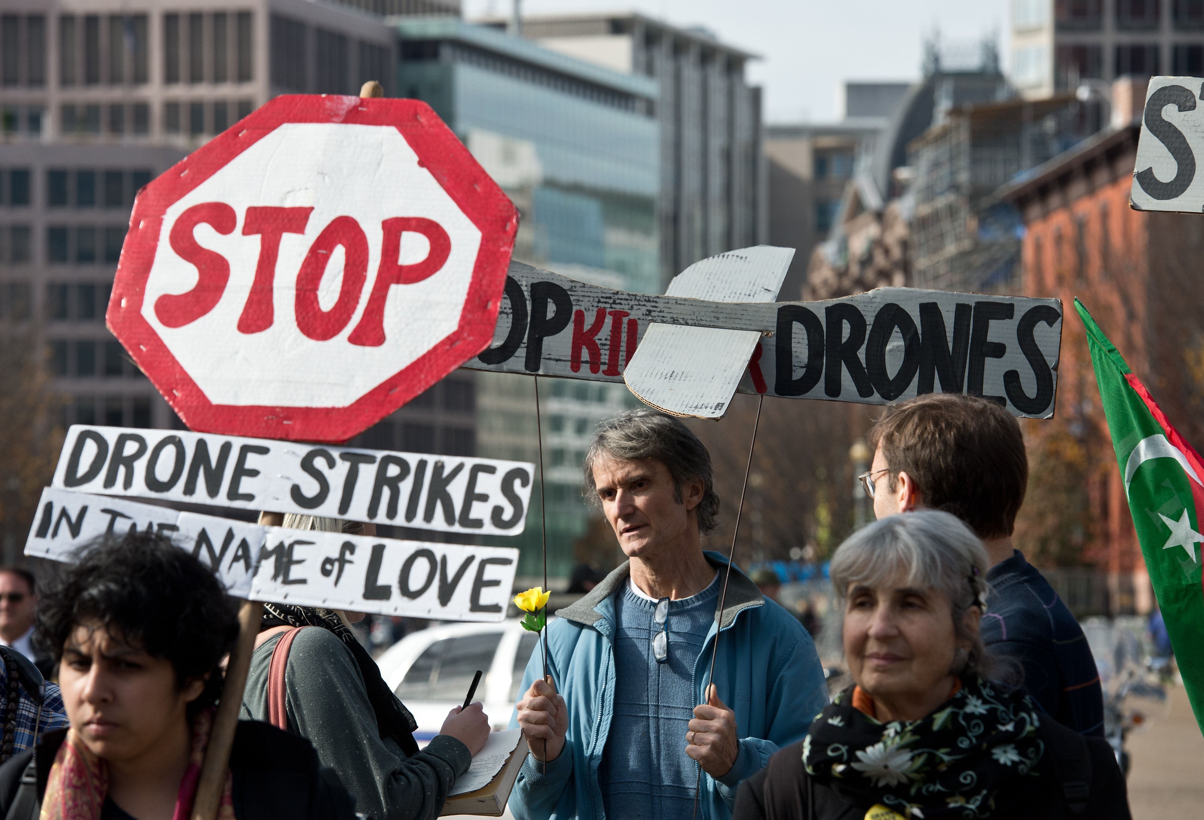  Rallying against U.S. ‘drone wars’