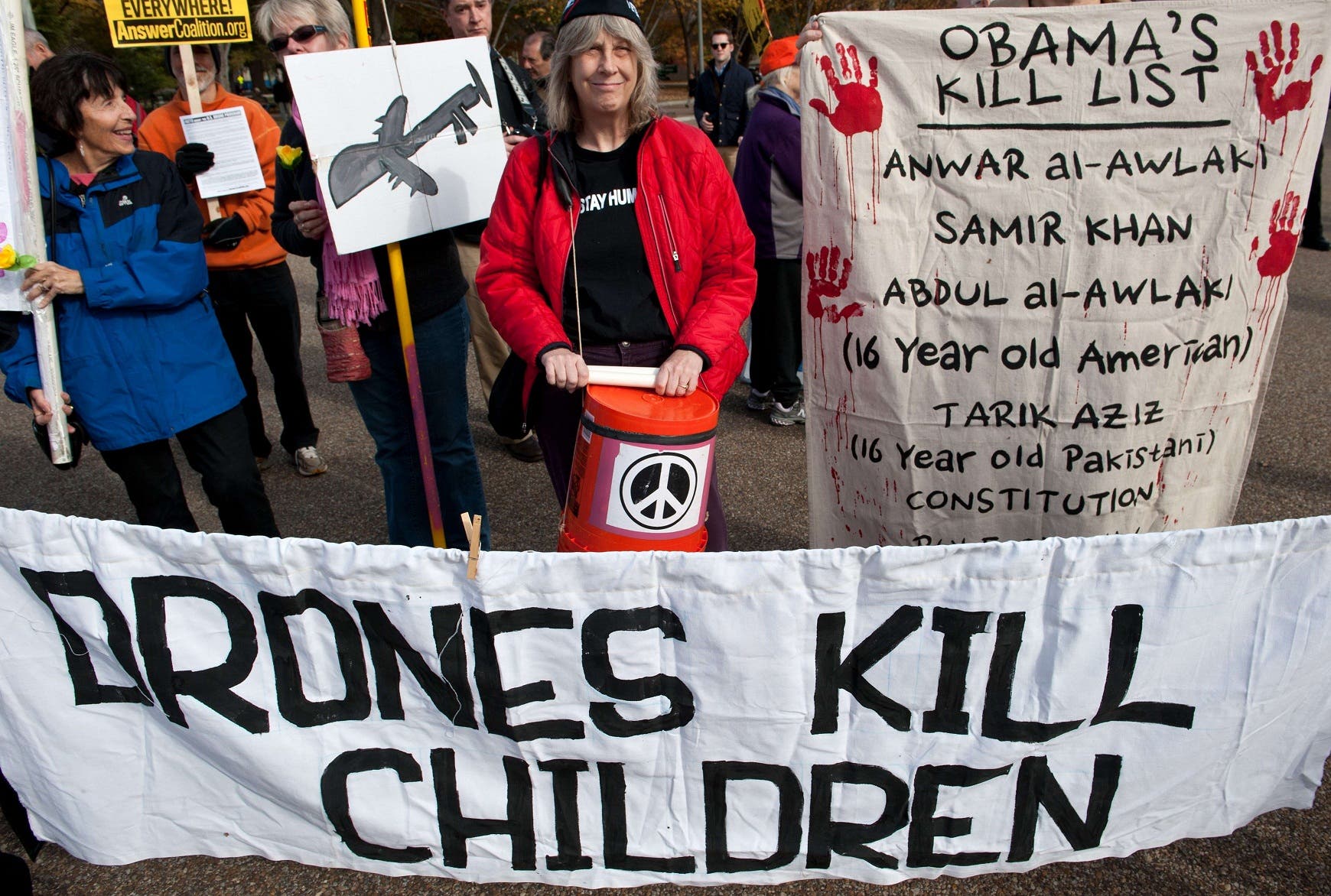 Rallying against U.S. ‘drone wars’