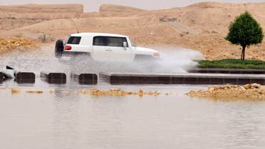 Heavy rain floods Riyadh
