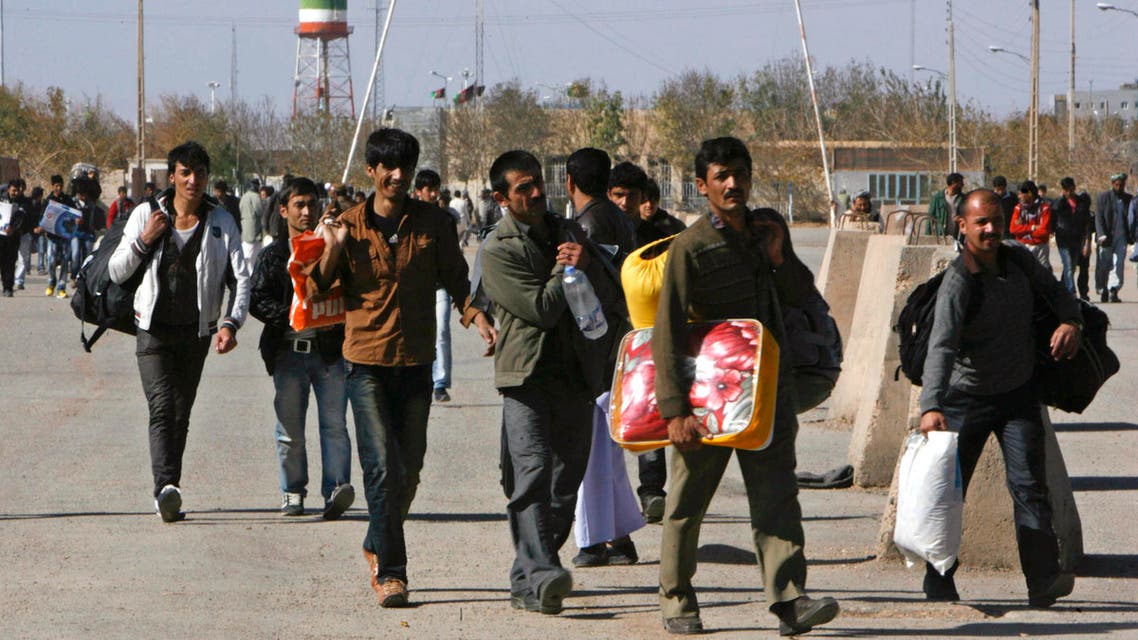 Iranian refugees leaving Iran. (Reuters)