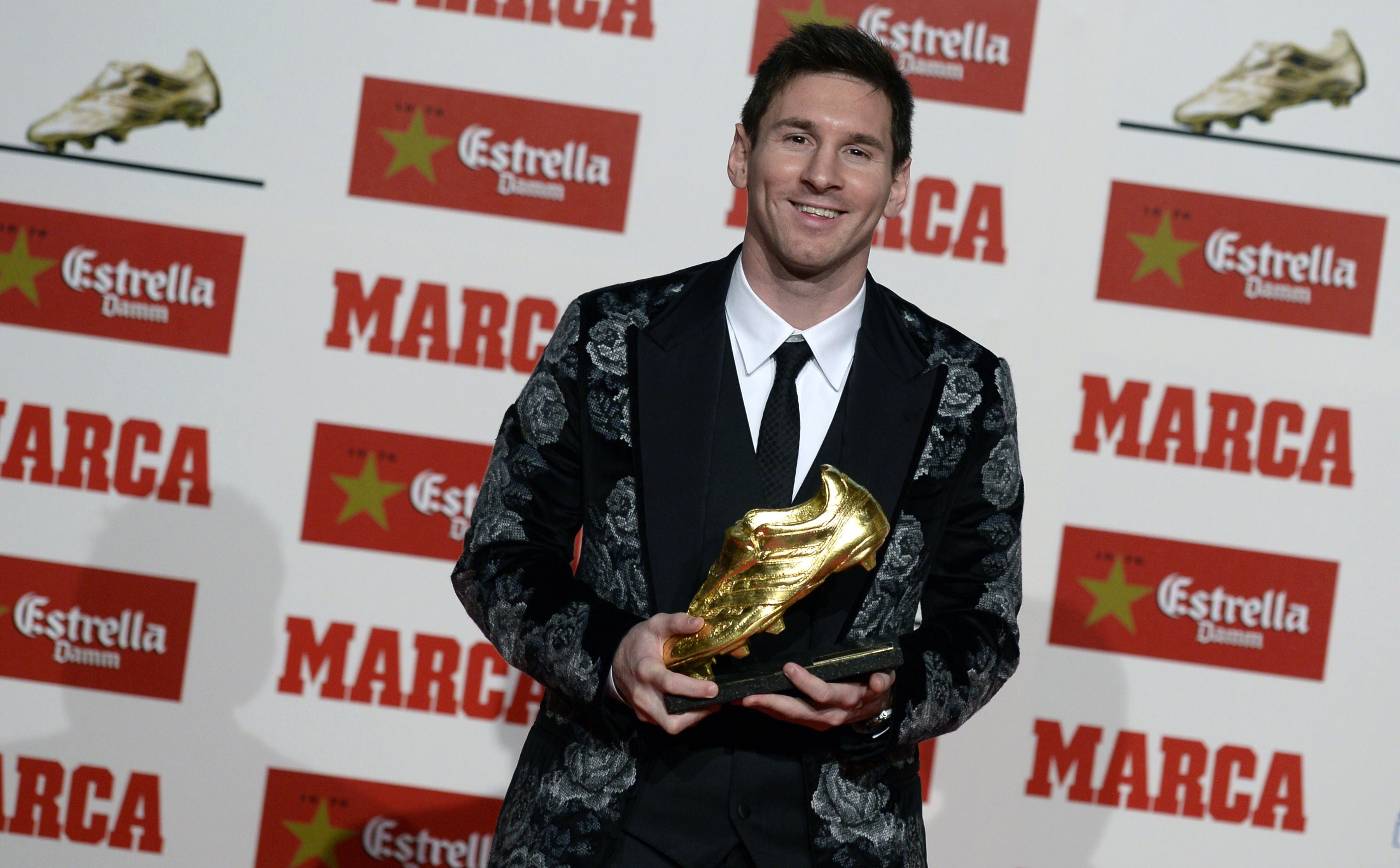 Golden boots of clearance messi