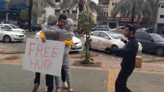 Police arrest 3 in Saudi ‘Free Hugs’ campaign