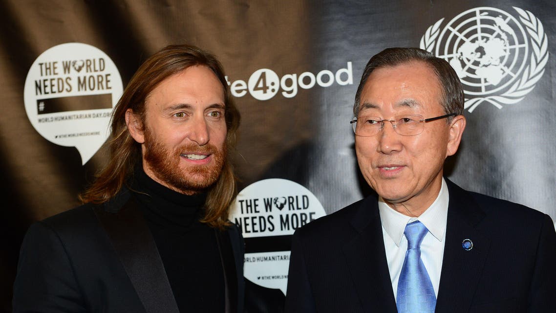 Bankimoon and David Guetta AFP