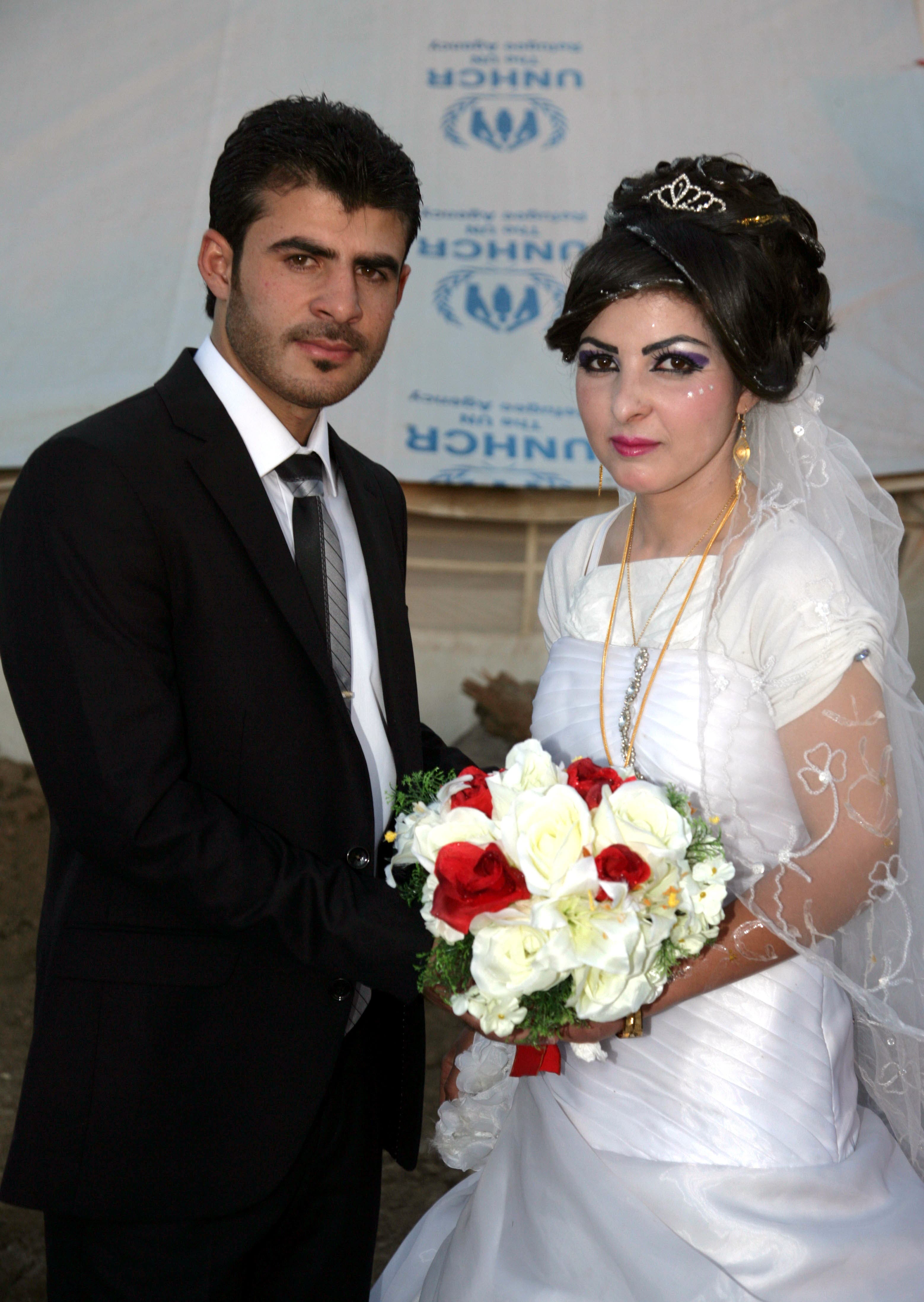 A Syrian-Kurdish refugee wedding