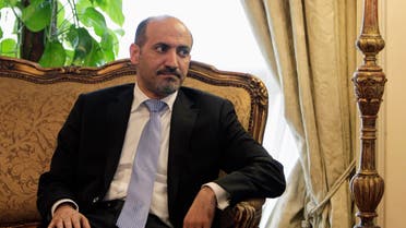 President of the Syrian National Coalition (SNC) Ahmad al-Jarba said the opposition is now ready to take the Syrian regime’s seat at the Arab League. (Reuters)
