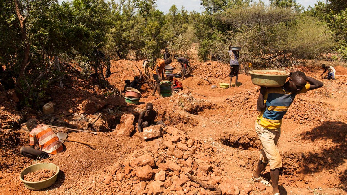 Gold mining in Sudan