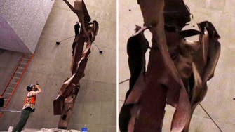 ‘Face’ appears in mangled girder from 9/11 crash site
