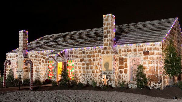 Worlds biggest gingerbread house