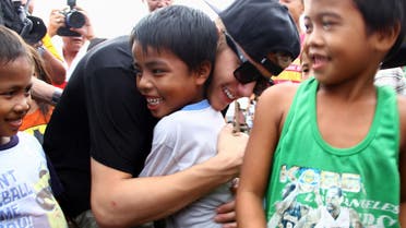 Justin Bieber visits Philippine typhoon victims