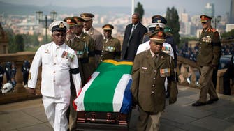 Mandela's body arrives for viewing in South Africa