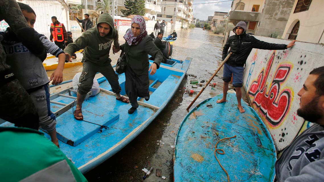 Floods in Gaza City