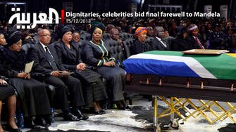 Dignitaries, celebrities bid final farewell to Mandela