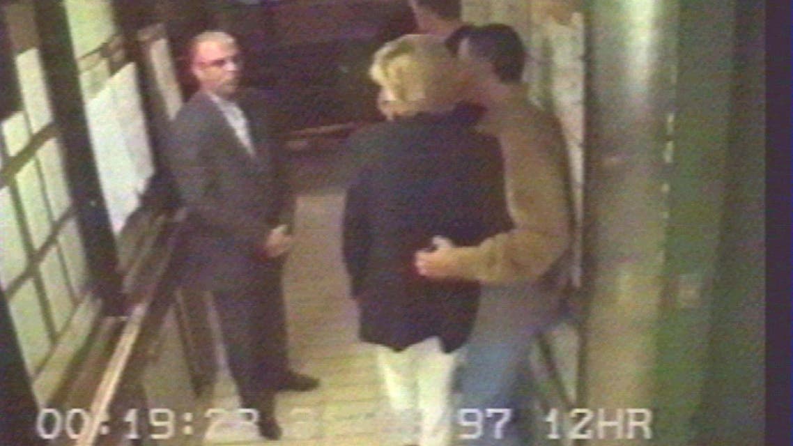 Pictured in this video footage is Diana, Princess of Wales (2R), Dodi Al Fayed (R) and their driver Henri Paul (L) moments before they left the Ritz hotel shortly before their deaths. (File photo Reuters)