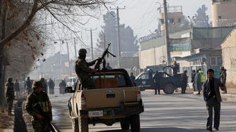 Afghan Taliban torch U.S. vehicles at Pakistan border