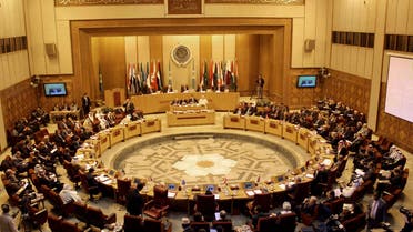 A general view shows the meeting of the Arab League Foreign ministers in the Egyptian capital Cairo on Dec. 21, 2013. (AFP) 
