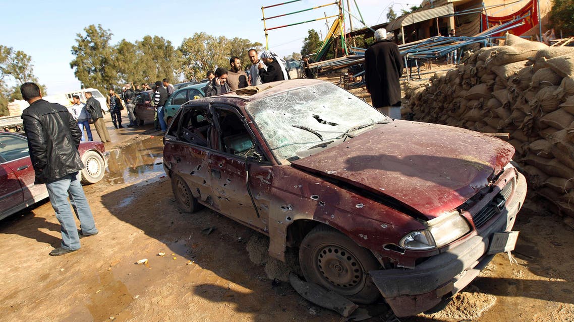 Benghazi attack Dec. 22, 2013. (AFP)