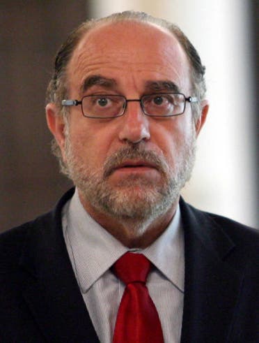 A file picture shows Lebanon's former Finance Minister Mohammed Shattah in Beirut. (AFP)