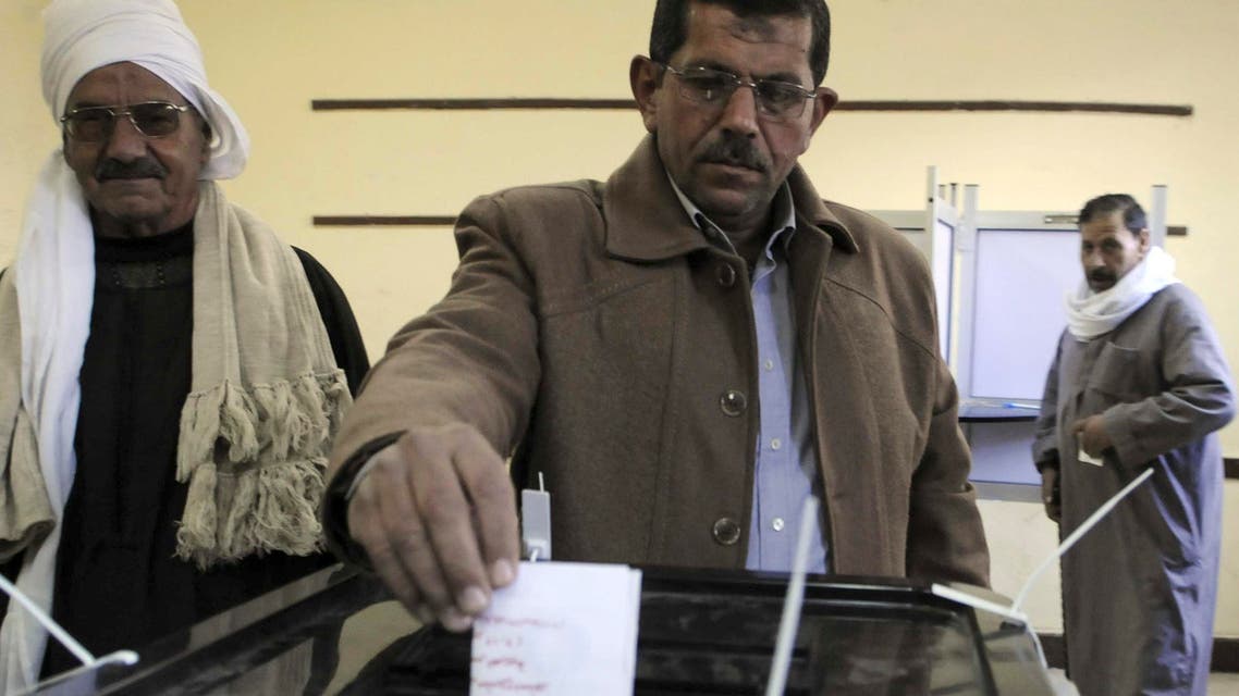 Al Sied Mursi, brother of Egypt's President Mohamed Mursi, casts his vote during a referendum on the new Egyptian constitution, at a polling station at al-Adwa village in Zagazig harqiya Governorate, on Dec. 15, 2012. (File photo: Reuters)