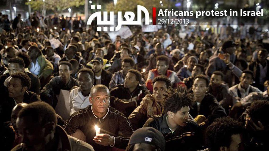 Africans protest in Israel