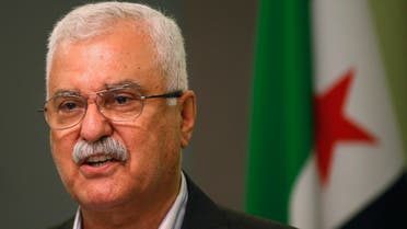 George Sabra, a veteran Christian opposition figure and acting President of the Syrian National Coalition, speaks during a news conference in Istanbul May 13, 2013. reuters
