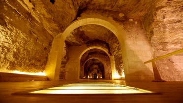 A general view shows the main corridor inside the "Serapuem" tomb, near the Saqqara or "Step" Pyramid, south of Cairo. (Reuters)