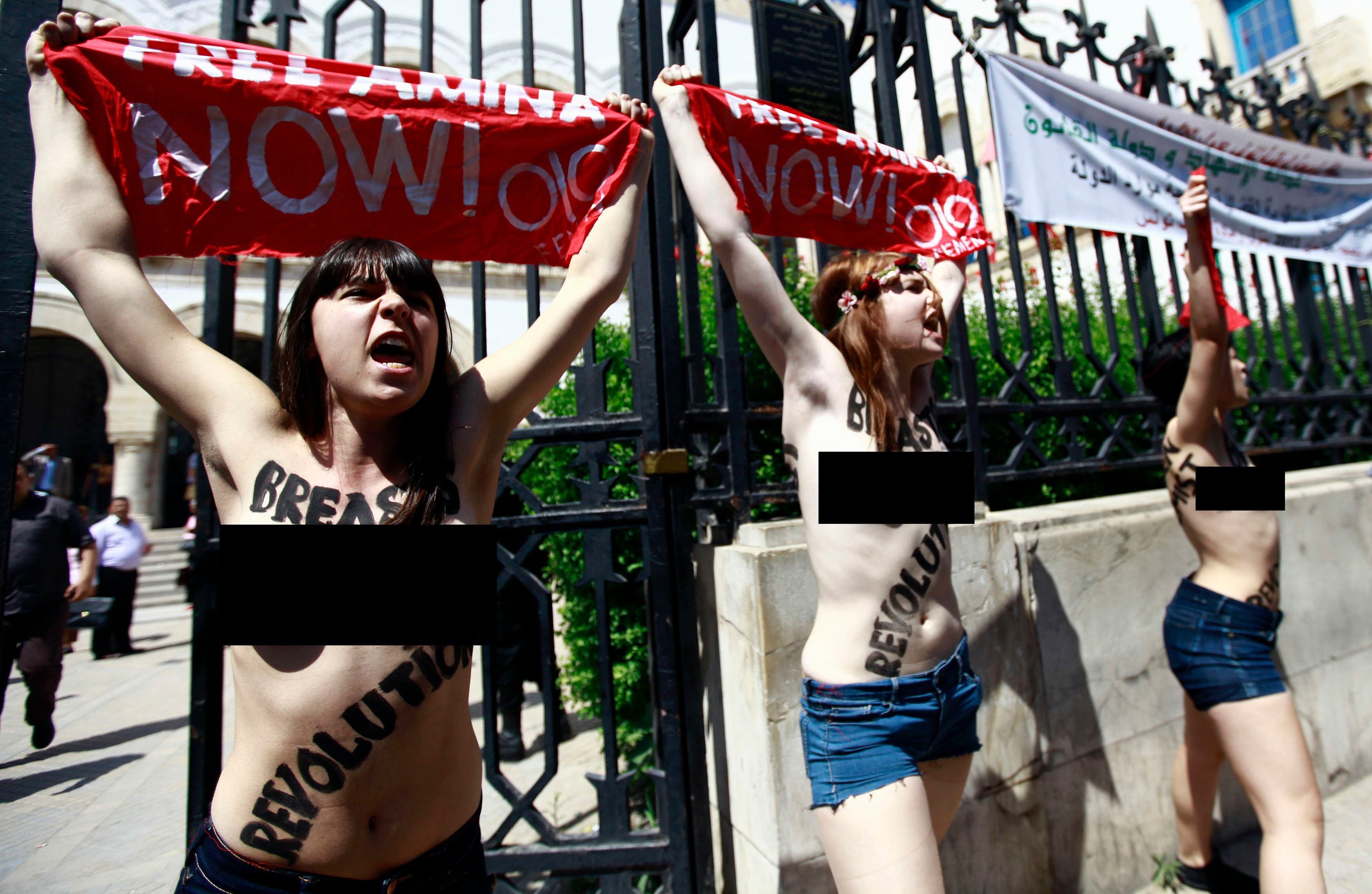 Nude Teen Protesters 79