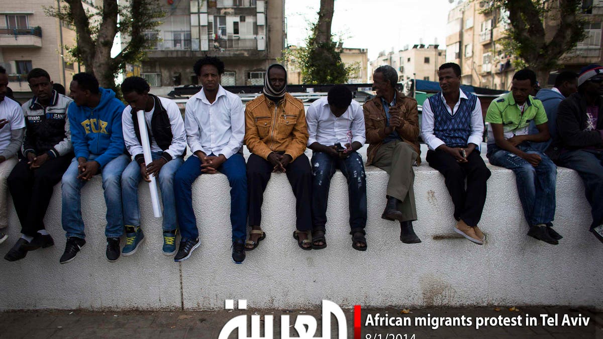 African migrants protest in Tel Aviv 
