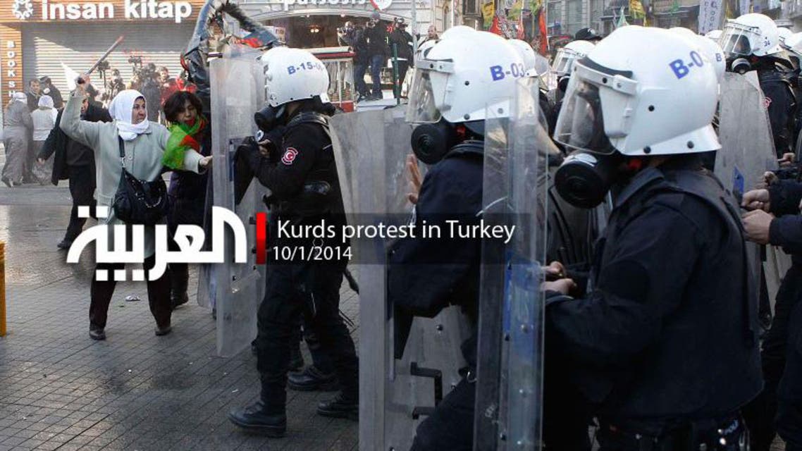 Kurds protest in Turkey