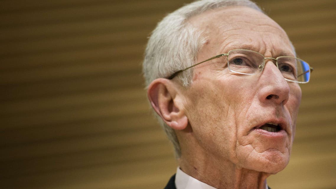 Bank of Israel Governor Stanley Fischer speaks during the Jacques Polak Research Conference in this November 8, 2013 file photo in Washington, DC. (Reuters)