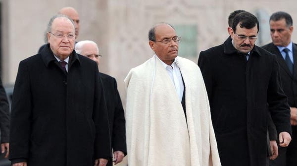 علي العريض و المنصف المرزوقي و مصطفى بن جعفر