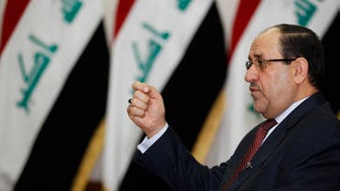 Iraq’s Prime Minister Nuri al-Maliki speaks during an interview with Reuters in Baghdad Jan. 12, 2014. (Reuters)
