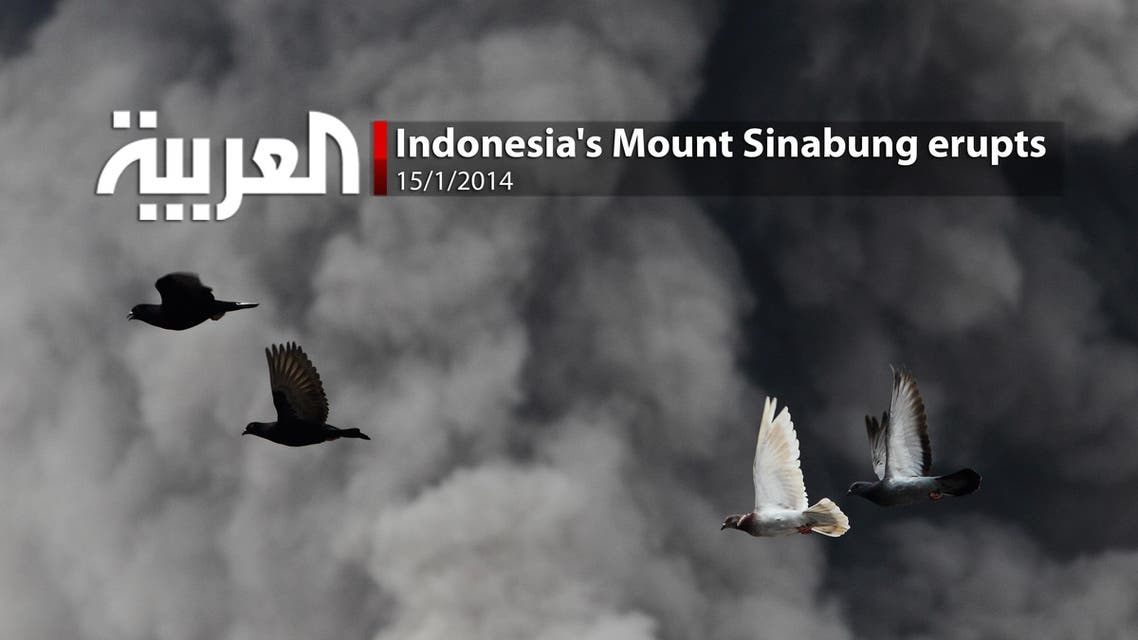 Indonesia's Mount Sinabung erupts