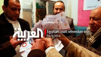 Egyptians count referendum votes