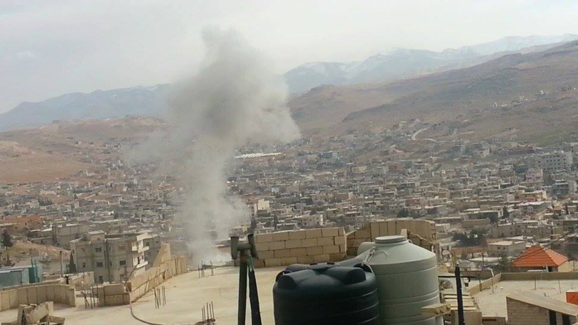 قصف على عرسال