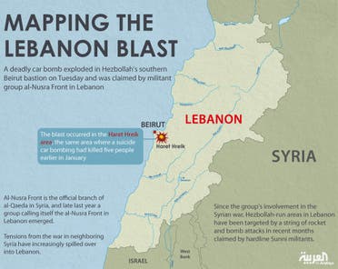 Infographic: Mapping the Lebanon blast