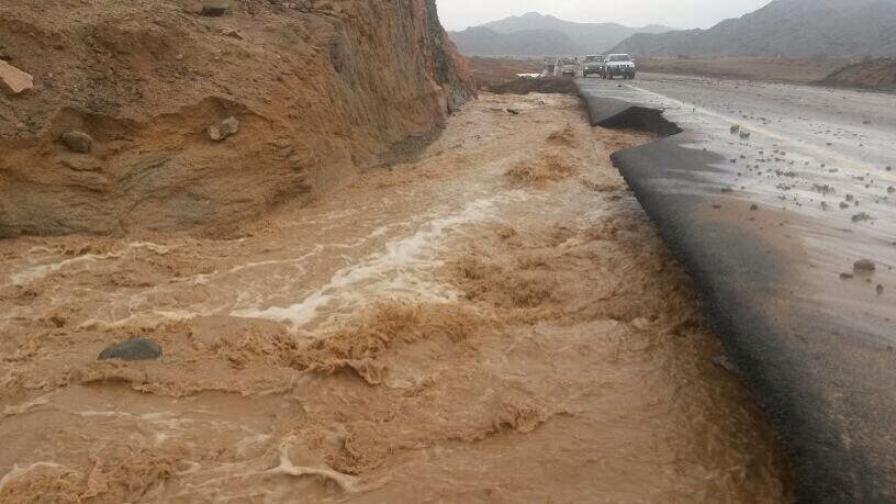 أمطار في تبوك