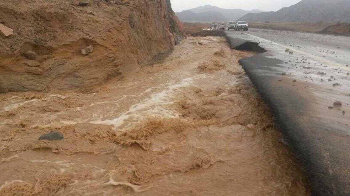 أمطار في تبوك