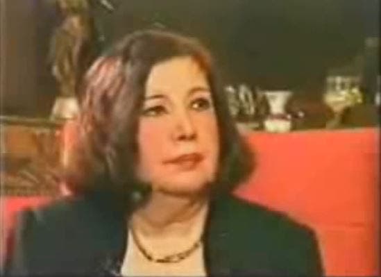 A still from interview Narriman gave later in life about her marriage to Farouk. 'What about Narriman?' she said. (Youtube grab)