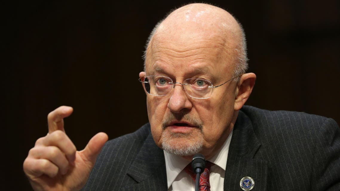 Director of National Intelligence James Clapper testifies during a hearing before the Senate (Select) Intelligence Committee, Jan. 29, 2014 on Capitol Hill in Washington, DC. (AFP)