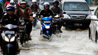 Water, water, everywhere in Jakarta 