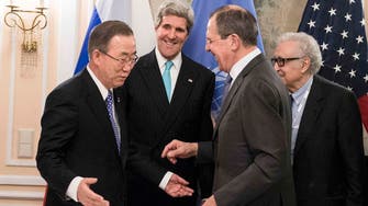 Kerry asks Lavrov to pressure Syria on weapons