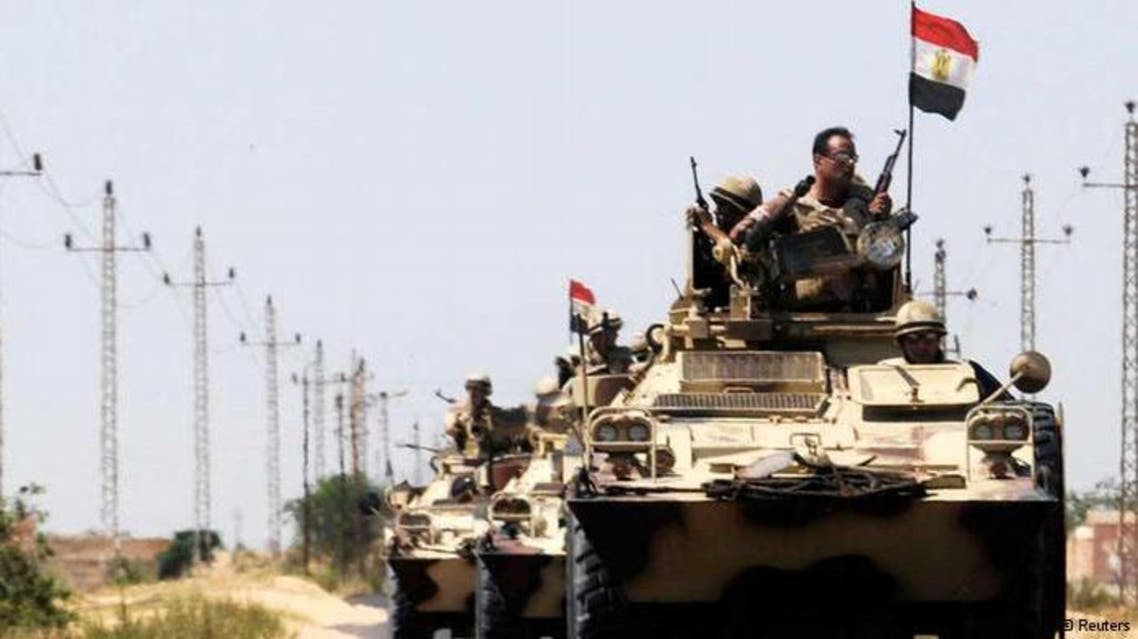 الجيش المصري في الشيخ زويد