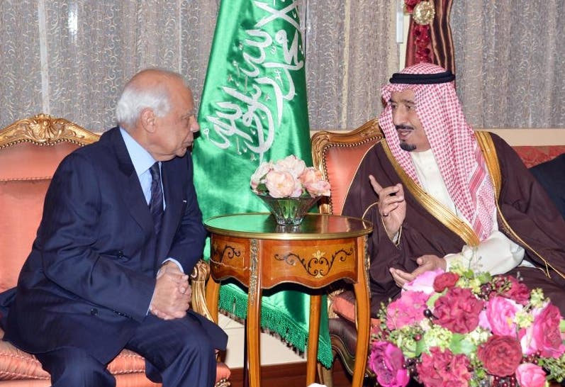 لقاء ولي العهد السعودي مع رئيس وزراء مصر الببلاوي
