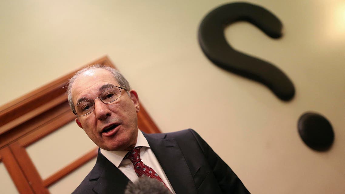 Ahmet Uzumcu, head of the Organisation for the Prohibition of Chemical Weapons, speaks during an interview in Rome January 16, 2014. (Reuters)
