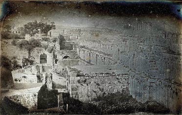 The first-ever known photographs of Jerusalem were taken in 1844 by a French photographer. (Photo courtesy: Smithsonian)