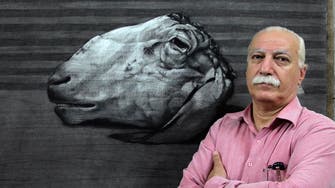 Syrian artist shows trauma of war in charcoal sketches