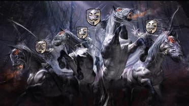 The Twitter image of @TheHorsemenLulz, which claims to have hacked Dubai Police social media accounts. (Photo courtesy: Twitter)
