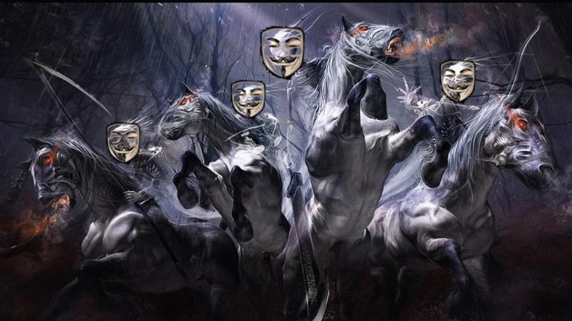 The Twitter image of @TheHorsemenLulz, which claims to have hacked Dubai Police social media accounts. (Photo courtesy: Twitter)