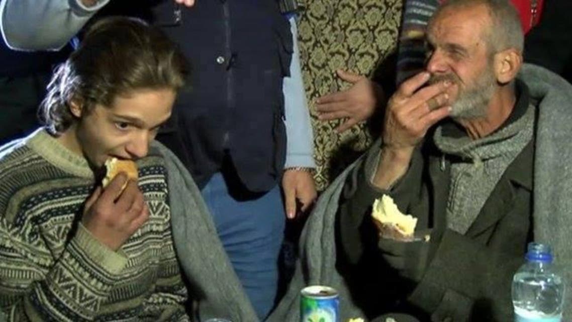 الخارجين من حصار حمص والجوع