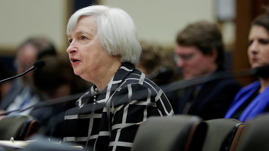 Janet Yellen appears before the U.S. House Financial Services Committee to give her first testimony as Fed chair. (AFP)